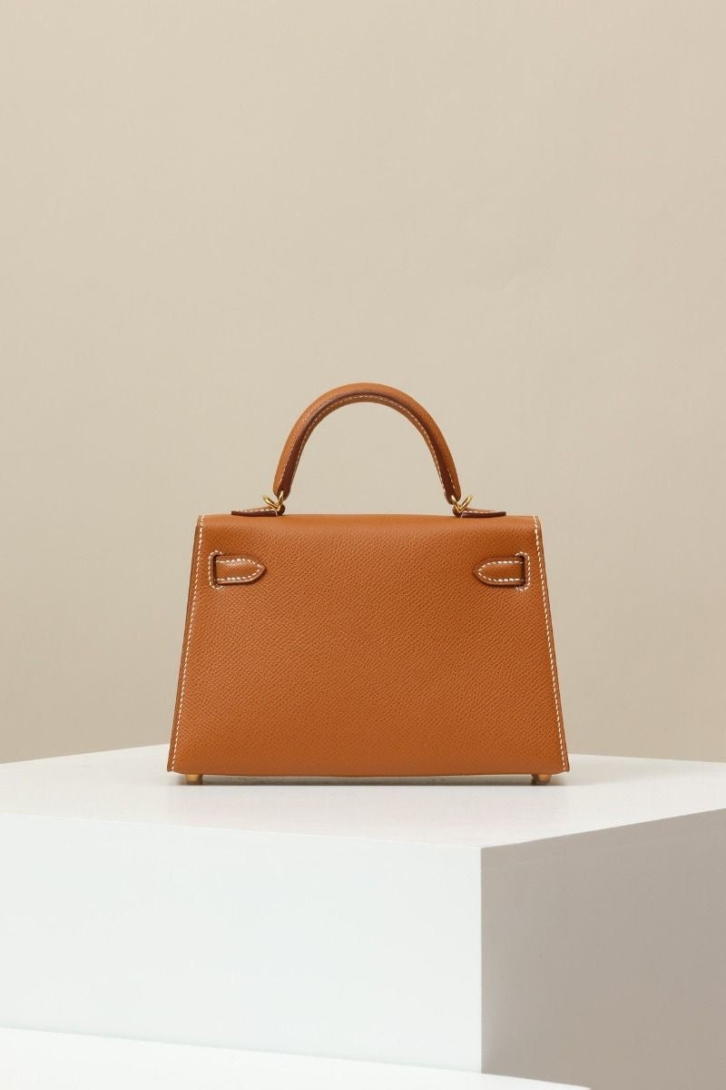 KELLY MINI HANDBAG - BROWN