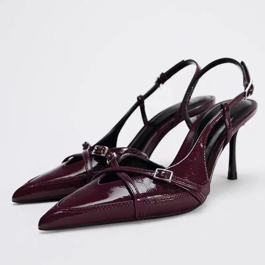 LIANA TALONS HAUTS BORDEAUX